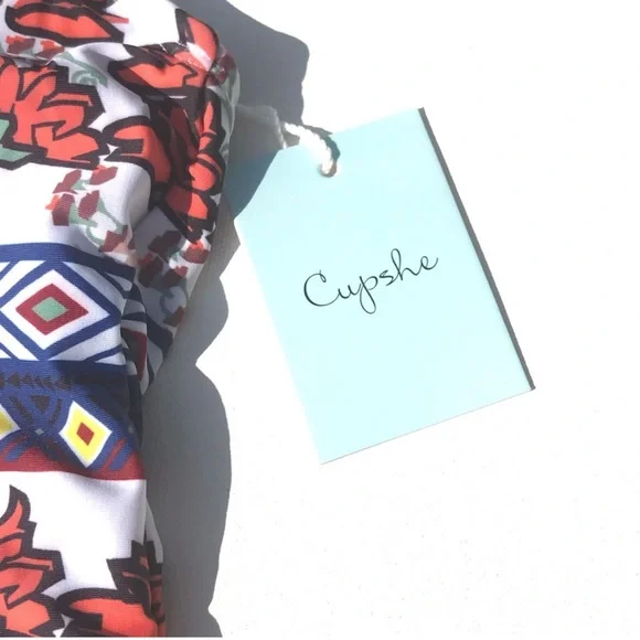 Cupshe Floral Print Swimsuit - Picture 7 of 8